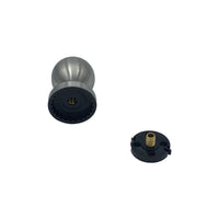 Pomolo fisso per porta SAGUATTI INOX69/50MB in inox grigio satinato