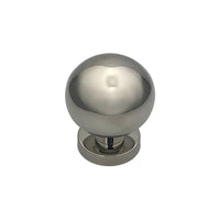 Pomolo fisso per porta SAGUATTI INOX69/70LB in inox grigio lucido