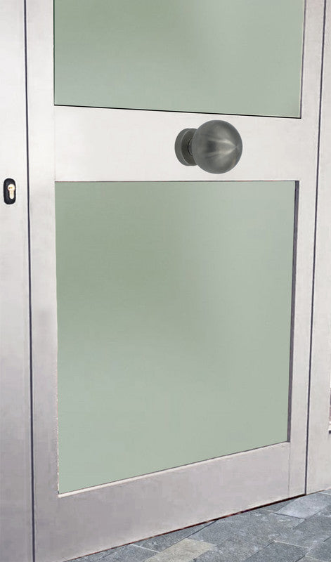 Pomolo fisso per porta SAGUATTI INOX69/70MB in inox grigio satinato