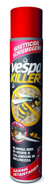 INSETTICIDA VESPA KILLER SCHIUMOGENO 750 ml per nidi di vespe e calabroni