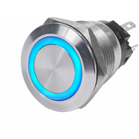 INTERRUTTORE A LED BLU OFF-(ON)