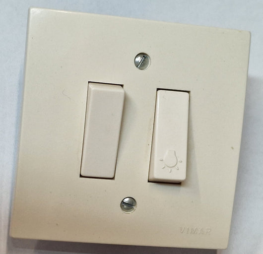 INTERRUTTORE + PULSANTE INCASSO VIMAR TON