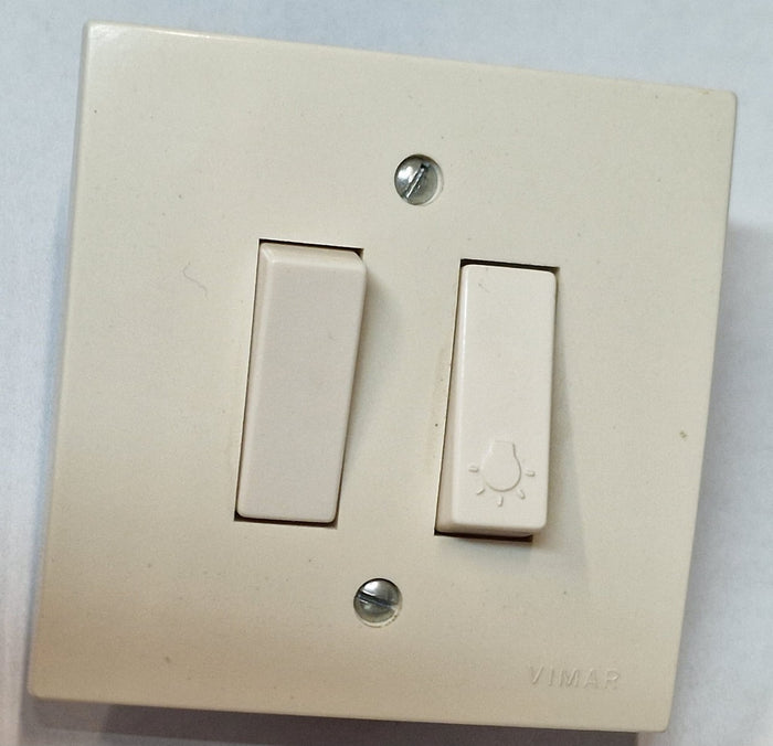 INTERRUTTORE + PULSANTE INCASSO VIMAR TON