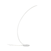 Lampada da terra Iole led dimmerabile 30W luce calda 3000K - Piantana colore Bianco satinato, design moderno in alluminio, IP20