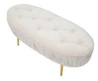 Panca Ovally Crema Cm 102X40,5X42