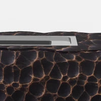 Camino a Bioetanolo da Tavolo con Bruciatore da 1.15L e Pannello in Vetro, 33x16x18cm, Nero