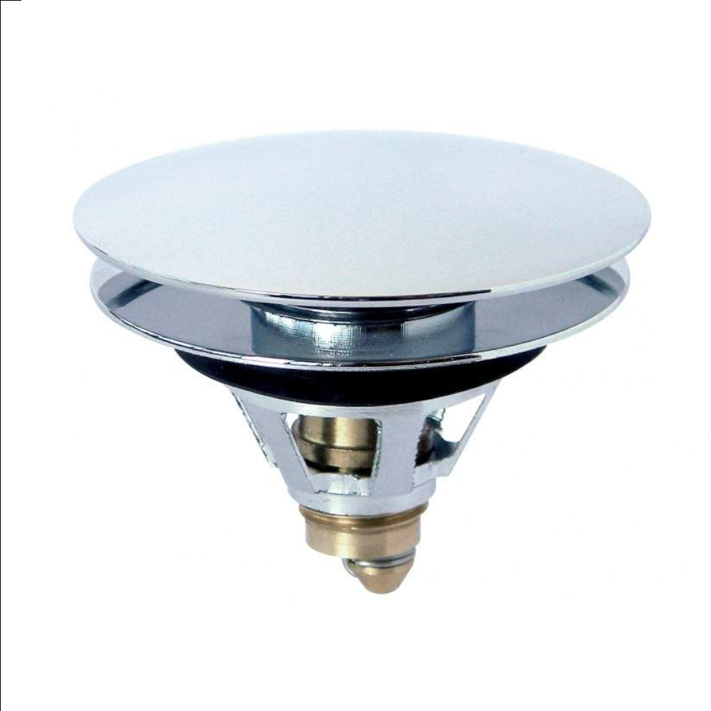 Piletta tappo click clack universale cromata lavabo