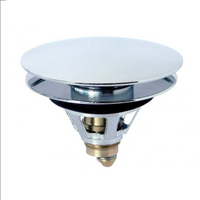 Piletta tappo click clack universale cromata lavabo