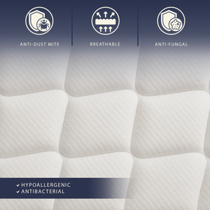 Materasso matrimoniale francese 140 X 190 Molle Insacchettate e Memory Foam | Altezza 30 cm | Anallergico e traspirante | Dispositivo Medico Classe 1 | Prodotto in Italia