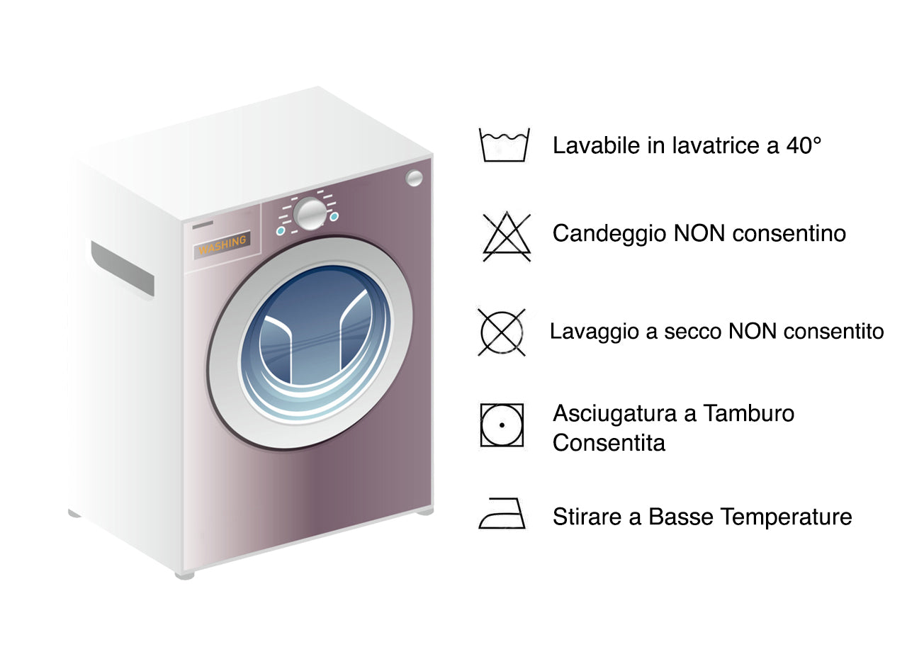 Completo Lenzuola Pensieri Delicati 100% Cotone Disegno Alpi - Matrimoniale - Azzurro