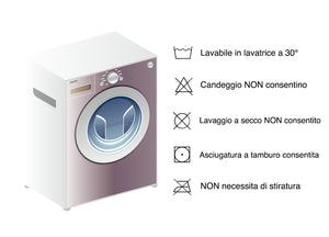 Trapunta Piumone Invernale Linea Pensieri Delicati Disegno Tartan Scozzese - Singolo - Rosso