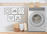 Interno Piumino Anallergico Piumone Estivo 100gr/mq Microfibra Colore Bianco Lavabile - Matrimoniale - Estivo