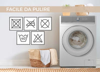 Interno Imbottitura Piumino Invernale 300gr/mq In Piuma D'Oca Bicolor - Singolo - Grigio Ch-Sc