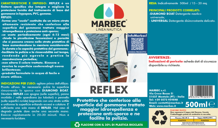 Protettivo per gommoni REFLEX   500ML