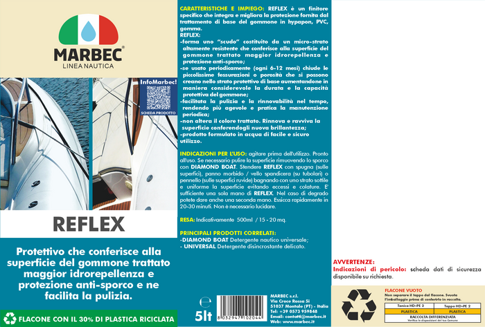 Protettivo per gommoni REFLEX   5LT