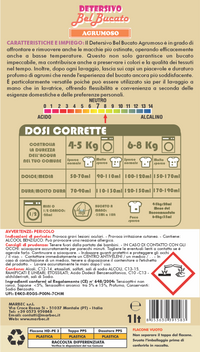 DETERSIVO BelBucato Agrumoso 1LTx6Pz