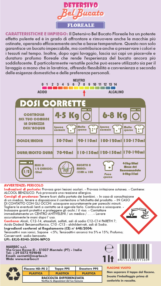 DETERSIVO BelBucato Floreale 1LT