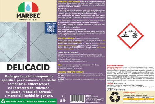 Acido tamponato DELICACID   5LTx4Pz
