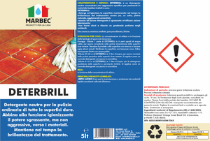 Pulizia pavimenti DETERBRILL   5LT