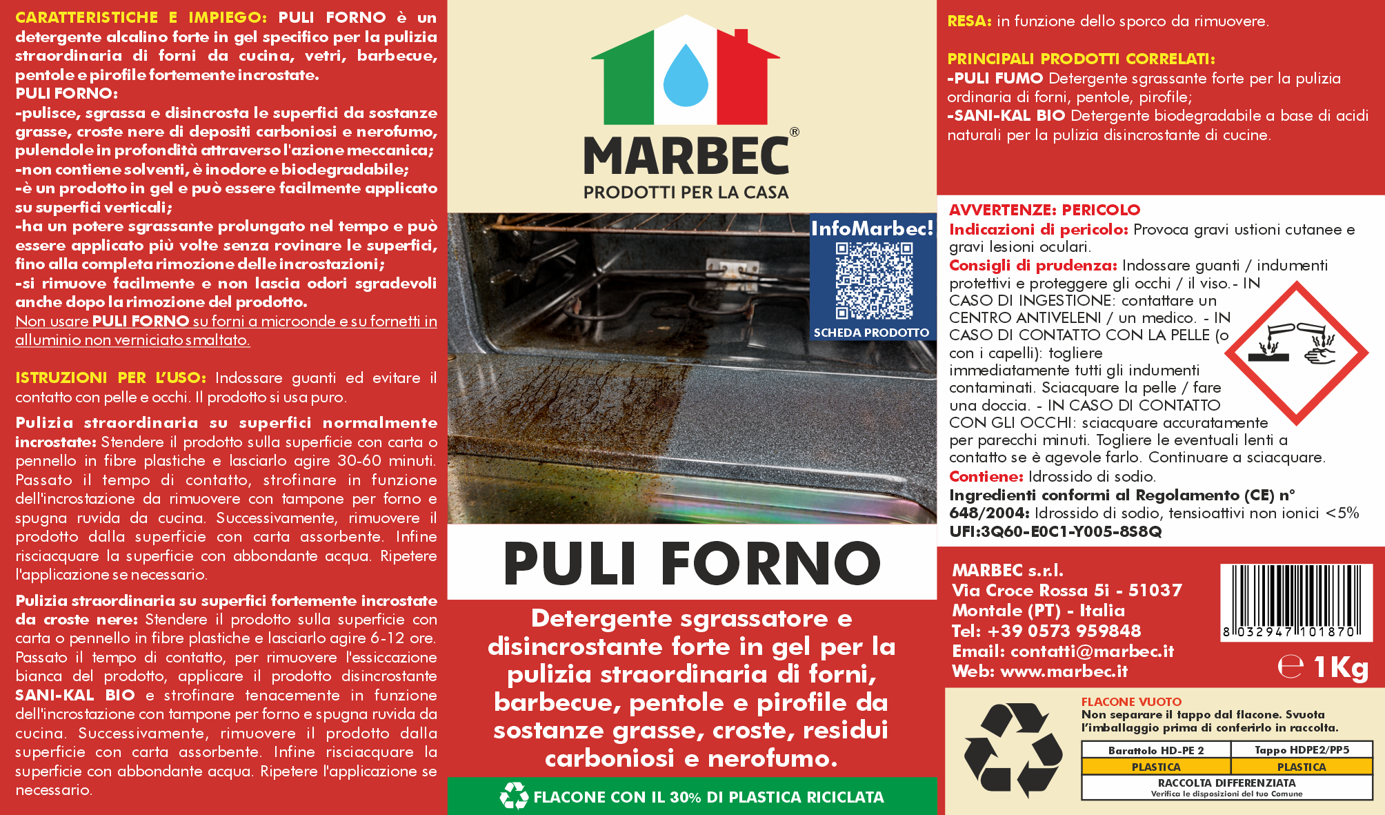 Kit per la Pulizia Professionale del Forno e Barbecue   KIT FORNO E BARBECUE