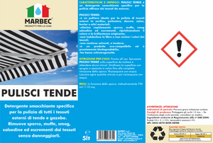 Detergente per la pulizia di tende PULISCI TENDE   5LT