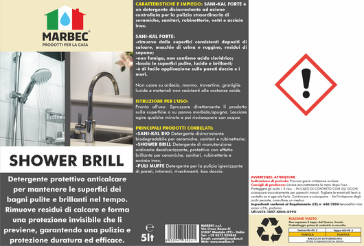 Anticalcare SHOWER BRILL   5LTx4Pz