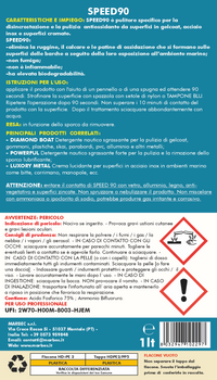 Smacchiatore disincrostante nautico per ruggine SPEED90   1LT