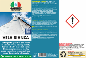 Detergente smacchiante per vele VELA BIANCA   5LT