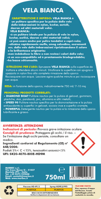 Detergente smacchiante per vele VELA BIANCA   750ML