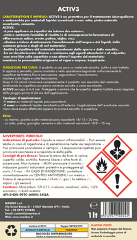 Protettivo per pietra naturale ACTIV 3   1LTx6Pz
