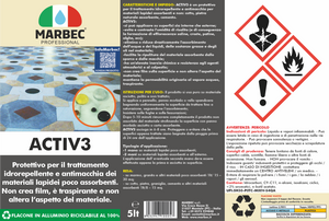 Protettivo per pietra naturale ACTIV 3   5LTx4Pz