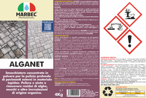 Pulizia pavimenti esterni ALGANET   4KG