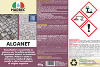 Pulizia pavimenti esterni ALGANET   4KGx4Pz