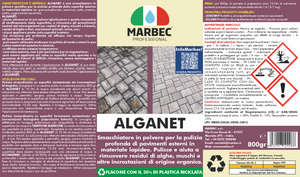 Pulizia pavimenti esterni ALGANET   800GRx6Pz