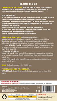 Cera per parquet BEAUTY FLOOR   1LTx6Pz