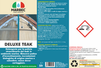 Detergente per ponti barca in teak DELUXE TEAK   5LTx4Pz