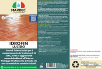 Cera per pavimenti IDROFIN LUCIDO   5LTx4Pz