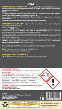 Cristallizzante liquido per marmo KW-L   1LT