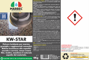 Cristallizzante per marmo KW-STAR   4KG