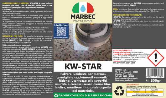 Cristallizzante per marmo KW-STAR   800GR