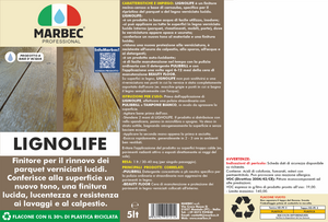 Prodotto per parquet rovinato LIGNOLIFE   5LTx4Pz