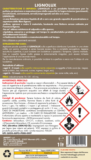 Lavaincera LIGNOLUX   1LTx6Pz