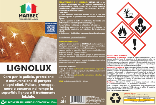 Lavaincera LIGNOLUX   5LT