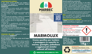 Crema lucidante per marmo MARMOLUX   1KGx6Pz
