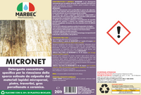 Detergente per gres porcellanato e pietre MICRONET   20LT