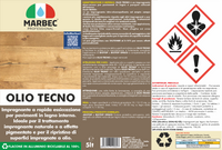 Impregnante per legno OLIO TECNO   5LTx4Pz