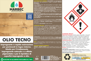 Impregnante per legno OLIO TECNO   5LTx4Pz
