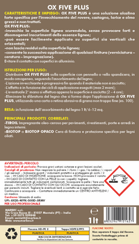 Invecchiante forte per legno OX-FIVE PLUS   1LT