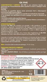 Invecchiante per rovere e castagno OX-FIVE   1LTx6Pz