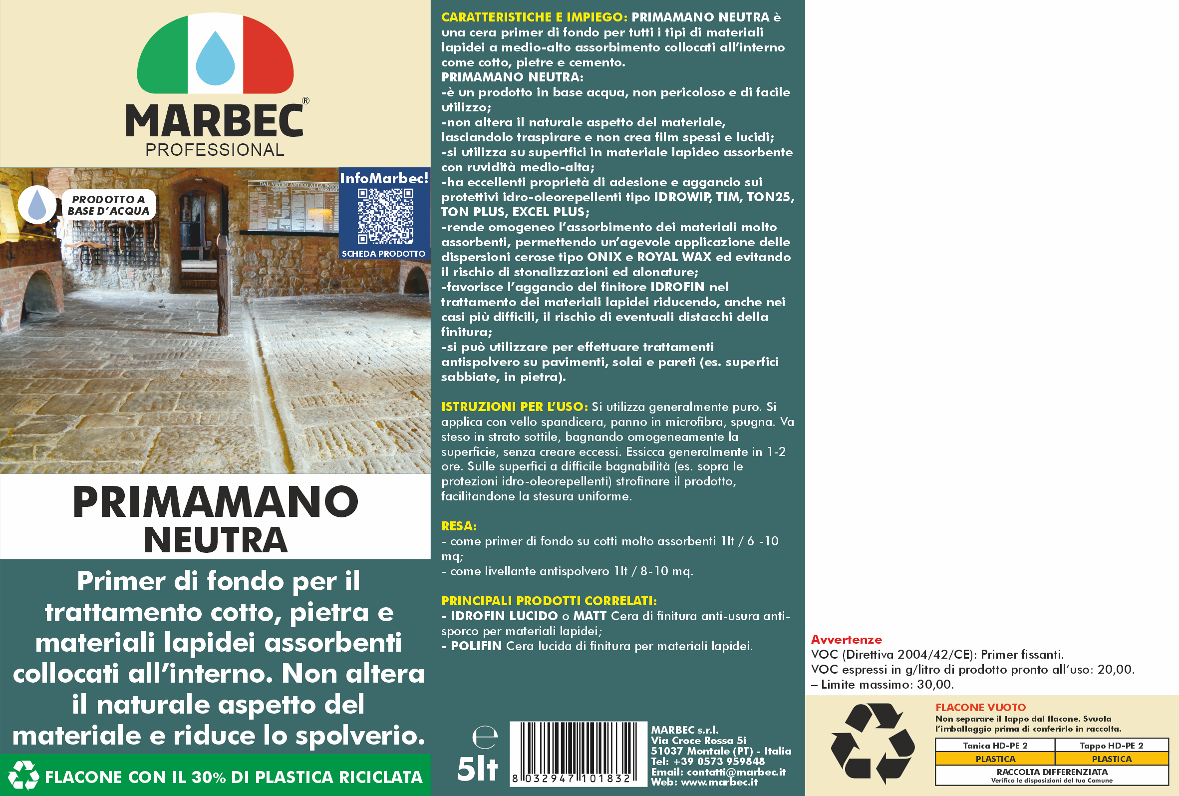 Primer PRIMAMANO NEUTRA   5LT